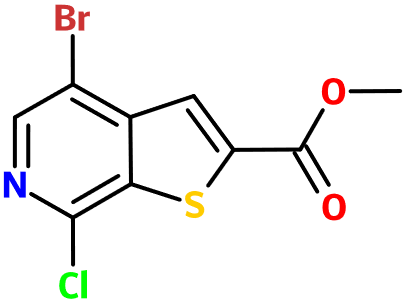 (图片) MC005138 Me-4-bromo-7-chlorothieno[2,3-c]pyridine-2-carboxylate